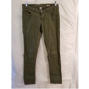 Arizona Jean Super Skinny Green  Sz 9 Waist 15 1/2